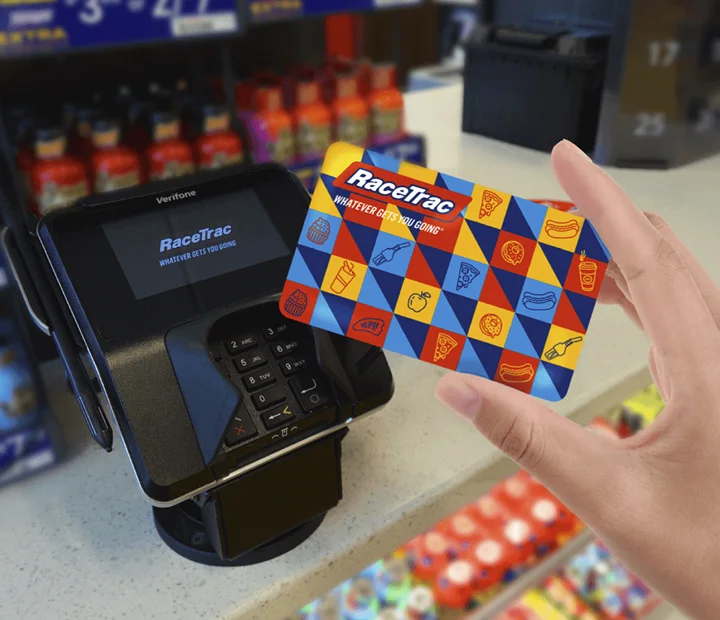 RaceTrac gift card at the register