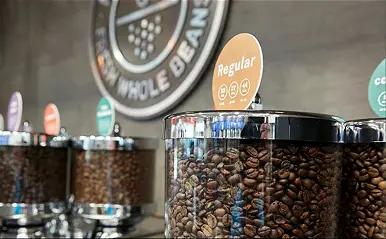 Regular coffee beans