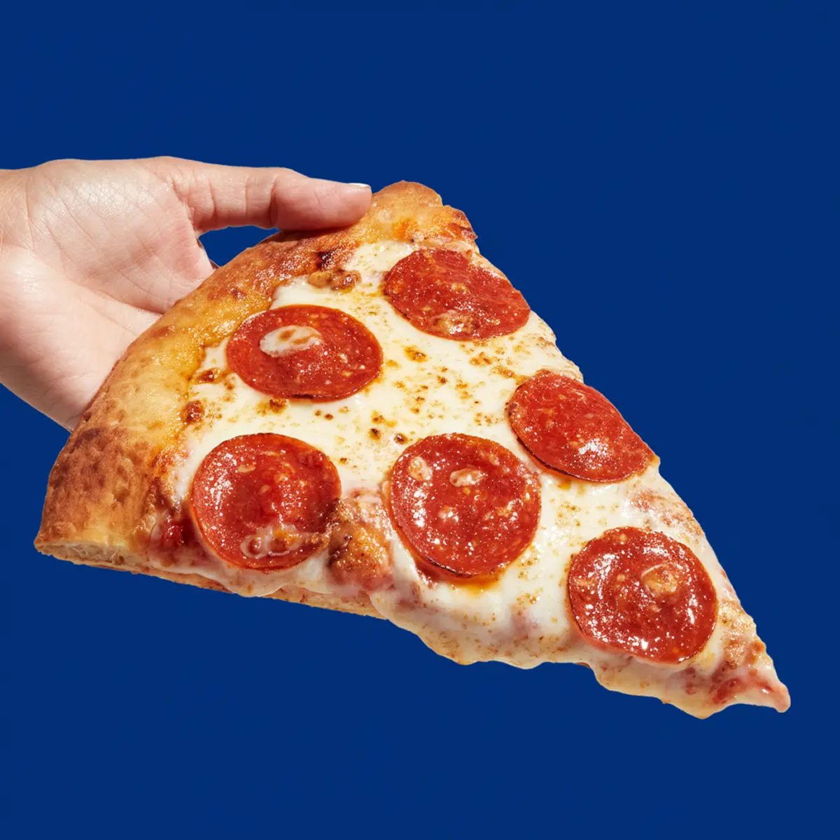 Slice of pepperoni pizza